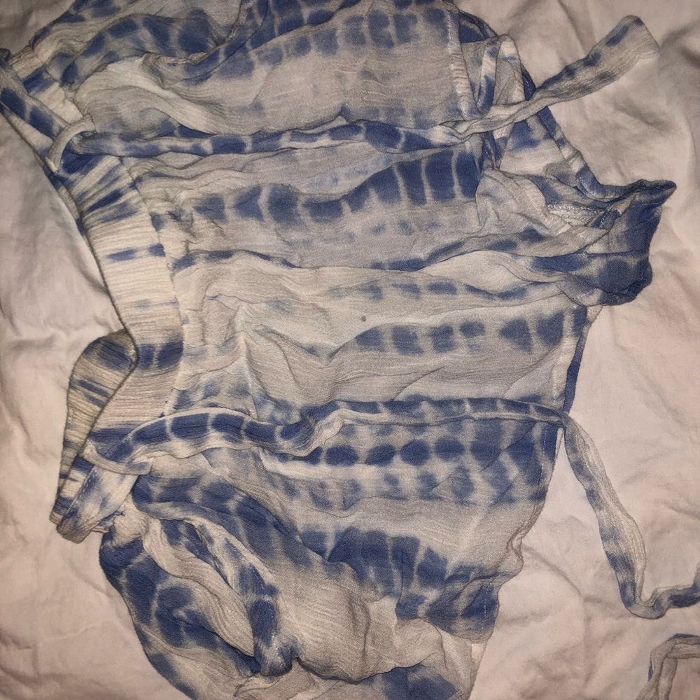 Forever 21 Blue Flowy Shorts